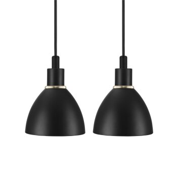 Lampe pendante Nordlux RAY Noir, 2 lumières