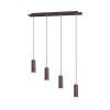 Suspension Trio Leuchten MARLEY Rouille, 4 lumières