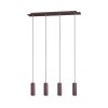 Suspension Trio Leuchten MARLEY Rouille, 4 lumières