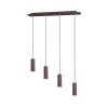 Suspension Trio Leuchten MARLEY Rouille, 4 lumières