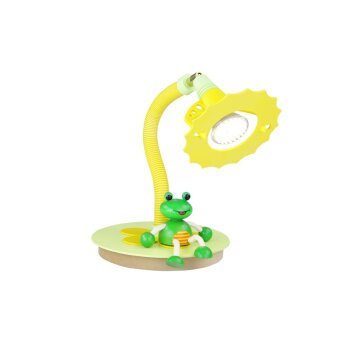 Lampe à poser Elobra FROSCH Jaune, Vert, 1 lumière