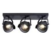 Spot de plafond Lucide CICLETA Noir, 3 lumières