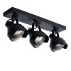 Spot de plafond Lucide CICLETA Noir, 3 lumières