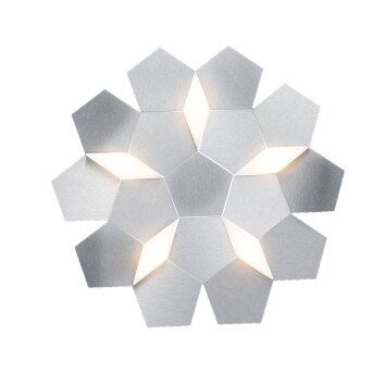 Applique murale Grossmann Karat LED Aluminium, 5 lumières