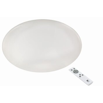 Plafonnier Eglo GIRON LED Blanc, 1 lumière, Télécommandes