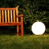 Boule lumineuse de jardin 40 cm Blanc, 1 lumière