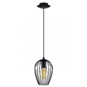 Lampe suspendue Eglo NEWTOWN Noir, 1 lumière