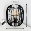 Lampe à poser Svensbyn Noir, 1 lumière