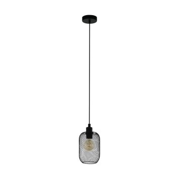 Suspension Eglo WRINGTON Noir, 1 lumière