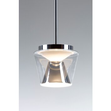 Suspension Serien Lighting ANNEX LED Aluminium, Transparent, 1 lumière