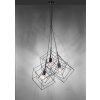 Suspension Leuchten-Direkt SKELETTON Noir, 3 lumières