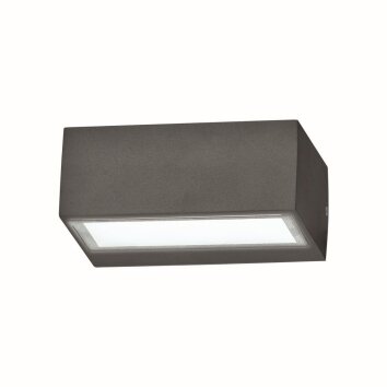 Applique murale d'extérieur Ideal Lux TWIN Anthracite, 1 lumière