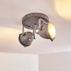 Plafonnier Glostrup LED Gris, 2 lumières