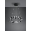 Suspension Trio Curl LED Noir, 1 lumière