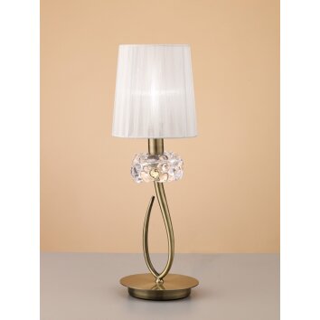 Lampe à poser Mantra LOEWE Brun, 1 lumière