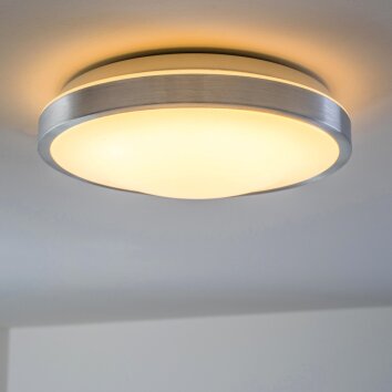 Plafonnier LED WUTACH Blanc, 1 lumière