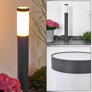 Borne lumineuse Gaborone Anthracite, 1 lumière