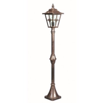 Lampadaire extérieur Albert 136 Brun, Laiton, 1 lumière