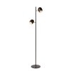 Lampadaire Lucide SKANSKA LED Noir, 2 lumières