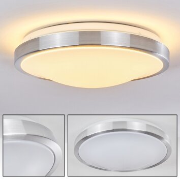 Plafonnier LED WUTACH Blanc, 1 lumière