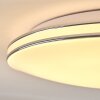 Plafonnier Genthin LED Blanc, 1 lumière