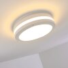 plafonnier extérieur Wollongong LED Blanc, 1 lumière