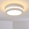 plafonnier extérieur Wollongong LED Blanc, 1 lumière