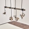 Suspension Medolden Brun, Nickel mat, 4 lumières