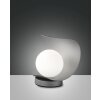 Lampe à poser Fabas Luce Adria LED Argenté, 1 lumière