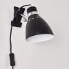 Lampe à pince Stranderott Chrome, Noir, 1 lumière