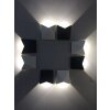 Applique murale d'extérieur Mantra TRIAX LED Gris, 1 lumière