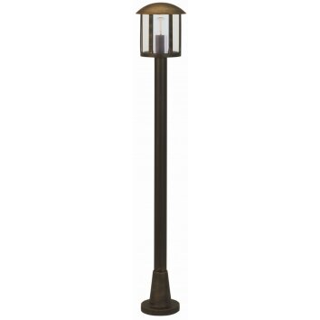 Lampadaire extérieur Albert 139 Brun, Laiton, 1 lumière