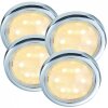 Spot encastrable Nordlux LISMORE LED Chrome, 4 lumières