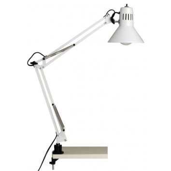 Lampe à clip Brilliant Hobby Blanc, 1 lumière