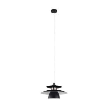 Suspension EGLO BRENDA Nickel mat, Noir, 1 lumière