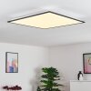 Plafonnier Salmi LED Gris, Blanc, 1 lumière