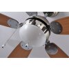 Ventilateur Globo AZURA Nickel mat, 1 lumière