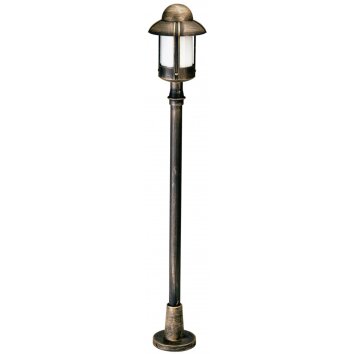 Lampadaire extérieur Albert 141 Brun, Laiton, 1 lumière