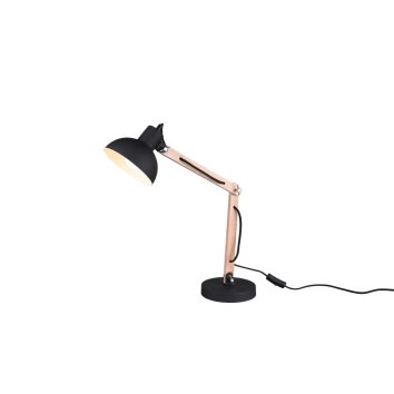 Lampe à poser Trio Leuchten KIMI Noir, 1 lumière