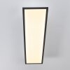 Plafonnier Salmi LED Noir, Blanc, 1 lumière