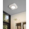 Plafonnier Eglo PUYO-S LED Nickel mat, Blanc, 1 lumière