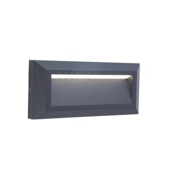 Applique murale d'extérieur Lutec HELENA LED Anthracite, 1 lumière