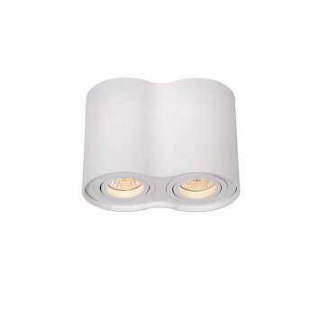 Spot Lucide TUBE Blanc, 2 lumières