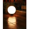 Boule lumineuse de jardin 20 cm Blanc, 1 lumière