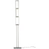 Lampadaire Brilliant Living Tunar LED Aluminium, 1 lumière