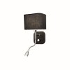 Applique murale Ideal Lux HOLIDAY LED Noir, 1 lumière