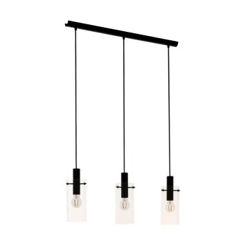 Suspension Eglo MONTEFINO Noir, 3 lumières