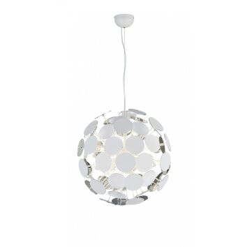 Suspension Trio DISCALGO Blanc, 6 lumières