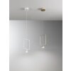 Suspension Fabas Luce Sirio LED Blanc, 1 lumière