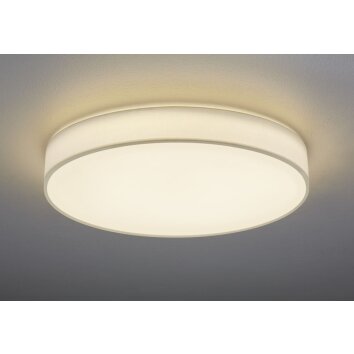 Plafonnier Trio LUGANO LED Blanc, 1 lumière, Télécommandes